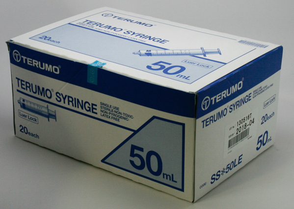 Syringe 50ml Luer Lock Terumo 20s Online Medical Supplies And Equipment 